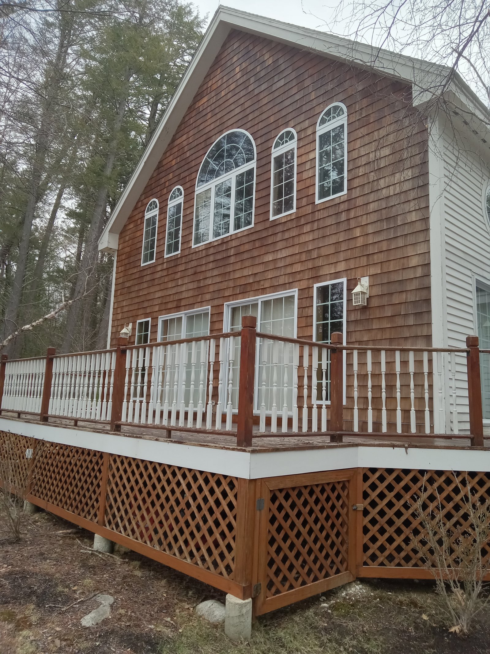 Deck staining project