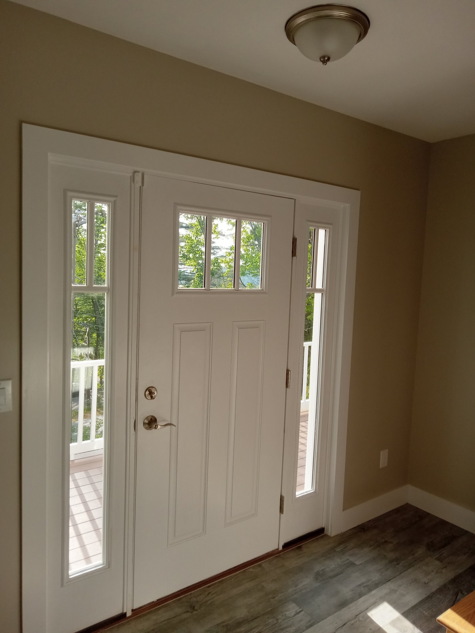 Trim and door paint project