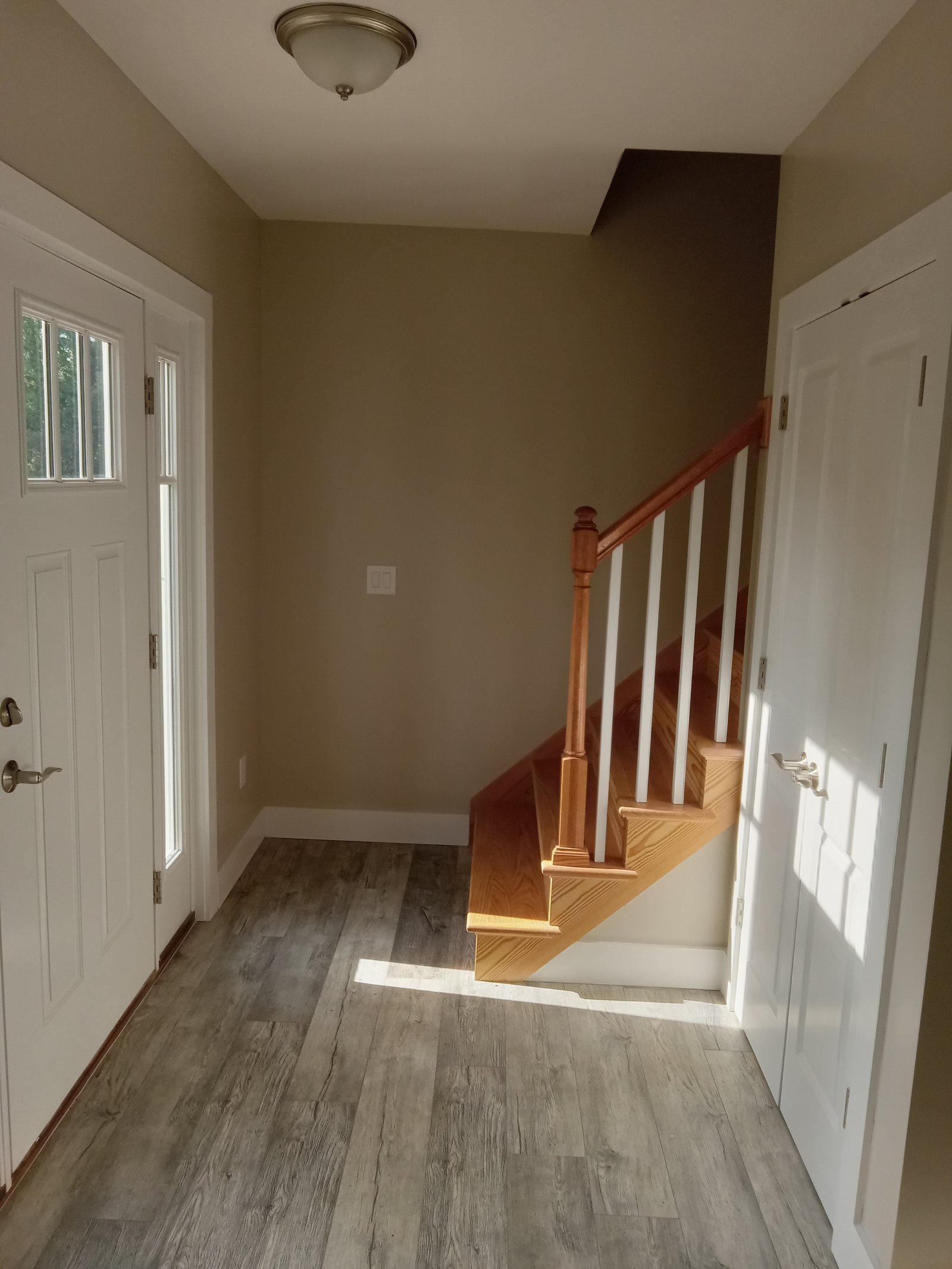 Interior stairwell refinishing